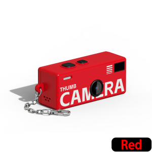 Mini Retro Keychain Thumb Camera 1080P Video Recorder Auto Focus 130° Wide Angle Built-in Flash Card Portable Pocket Digital Cam