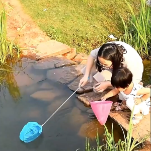 Vợt Lưới Bắt Bướm / Cá Bằng Thép Không Gỉ Có Thể Thu Gọn Tiện Dụng-NIEVE