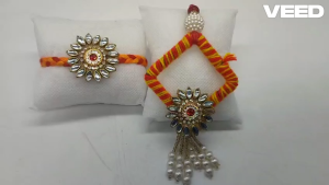 Rakhi Bracelet for Raksha Bandhan | Gift Band I Designer Rakhi for Brother | Rakhi for Brother Men Kids (Pack of 2 pcs)