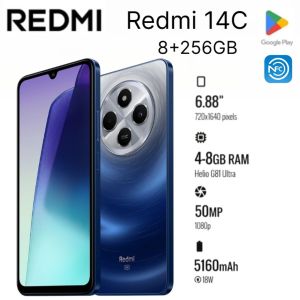 Redmi | Brand new 2026 Xiaomi Redmi14c memory 8+256GB global version of the smartphone: 50 million pixels +13 million pixels dual camera
