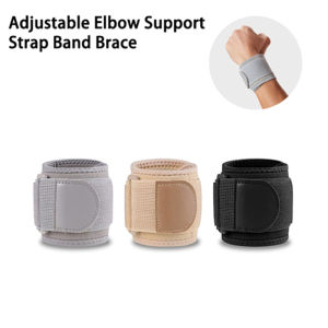 1/2PCS Elbow Braces Wrist Adjustable Velcro Wrist Support Brace Fitness Protective Accessories for Left/Right Hand Pain Relief