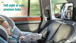 Car Backseat Baby View Mirror UniversalFit for All Car Models Easy Installation |Must-Have for Malaysia Parents - Drive Without Turning Around