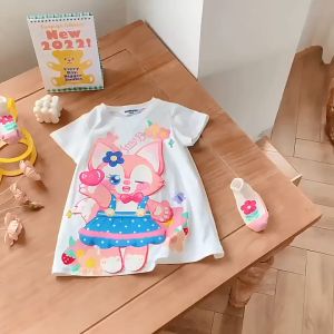💖R/Stock💖Kids Girls Lina Bell Cotton Dress/Long Tee (H70/H41) 莉娜贝尔连身Tee