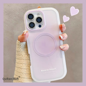 Dissolve Green Gradient Magnetic Absorption Pure Color Simple Style Mobile Phone Case for  16 15Promax 14 Small Popular 13 Internet Celebrity Max Beautiful