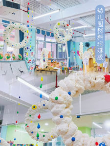 Trang Trí Tường Bằng Bọt Biển Cho Lớp Trẻ Trang Trí Không Gian Bằng Nhựa PVC Chất Liệu Bán Thành Phẩm Trang Trí Treo Không Gian