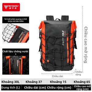 MOTOWOLF | Balo Đi Đua Chống Nước Dung Lượng Lớn