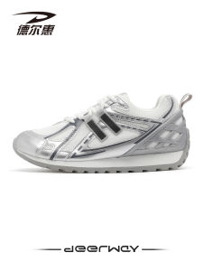 Deerway | Breathable Elevated Silver Womens Shoes Agan Shoes