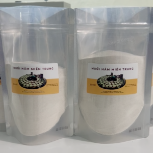 MUỐI HẦM miền Trung Sachifood100% muối biển tự nhiên KHÔNG chất tẩy trắng KHÔNG iod