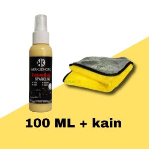 WK INSTA SPARKLING Pengkilap Body Motor dan Mobil efek daun talas