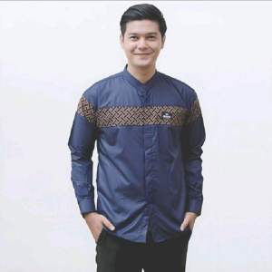 Baju Koko Lengan Panjang Koko Kombinasi KOBATA Koko Pria Dewasa Koko Kombinasi Ukuran M L XL XXL