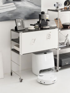 Jc Youth Good Stuff Sweeping Robot Storage Shelf above Cloud Whale Stones Floor Cleaning Machine Bracket Cat Litter Box Organizer