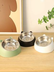 good quality pork bones for soup หมา ชามข้าวแมว ชามสัตว์เลี้ยงทรงโค้ง ชามหมา ชามแมว ขนาดใหญ่ จานให้อาหารแมว, ชามอาหารแมว