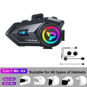 kebidumei | KEBIDUMEI Tai Nghe Bluetooth Dành Cho Xe Máy BT6.0 Tai Nghe Intercom Chống Nước FM Dành Cho 2 Người Lái Xe Với Điều Khiển Bằng Giọng Nói Và Giảm Tiếng Ồn