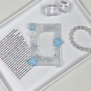 Kpop Ins style photocard acrylic shell card brick DIY transparent photocard protection photocard holder photo frame acrylic photocard holder 卡砖 滴胶卡砖 UV胶卡砖 小卡卡砖 贝壳卡砖 小卡保护套 保护壳 DIY卡砖