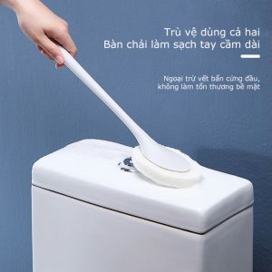 Bồn Tắm Làm Sạch Bàn Chải Cầm Tay Nhà Vệ Sinh Bàn Chải Dụng Cụ Vệ Sinh Gạch Lát Sàn Phòng Tắm Bàn Chải Công Cụ Làm Sạch Sponge Bàn Chải