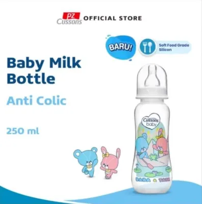 Cussons Baby Botol Susu Bayi 125ml Anti Kolik PP Silikon Grade Makanan