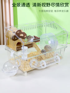 Luxury Acrylic Hamster Cage Villa Affordable Large Space Transparent Tunnel Comprehensive Set for Golden Retriever Hamsters