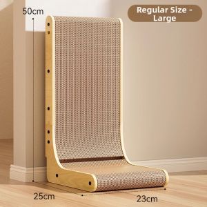 Wcat Pet |Thickened Wear-resistant L-shaped Scratch Board Cat Toy