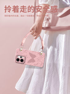 Fabio Silicone Phone Case for Opporeno15Pro Full Cover Woven Dual Buckle Anti-Loss Short Rope Simple Artistic Retro Style Couple Model Soft Shell