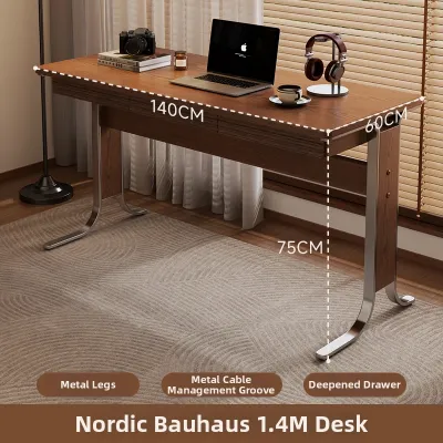 Vintage Retro Bauhaus Style Desk