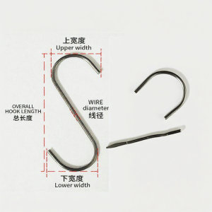 Industrial Sprayed Electroplated and E-Coating Steel Hook