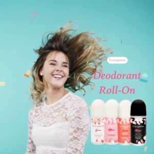 EVANGELINE Roll On Anti Perspirant || Deodorant Anti Odour || Quick Dry 50ml BPOM