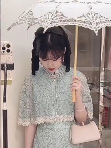 Kẹp xoăn lọn tiểu thư có kèm nơ Tóc gKẹp Tóc Giả Nữ Xoăn Lọn Tiểu Thư NG52 – Kẹp Ngoạm Tóc Giả Phong Cách Trung Hoa Kèm