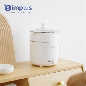 Simplus 1.7L Electric Cooker丨630W Quick Heating丨Non-Stick Coating丨2 Temperature Settings
