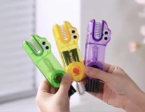 【COD】3-in-1 Gap Brush 360° Cleaner for Bottles/Window Tracks – Kitchen & Bathroom Cleaning Tool