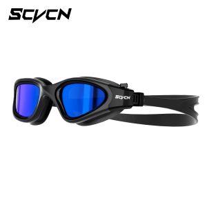 Kính Bơi Phân Cực Chống Sương Mù UV400 Kính Lặn Nam Nữ Khung Silicon Bảo Vệ Thể Thao Dưới Nước Kính Mắt Chống Rò Rỉ