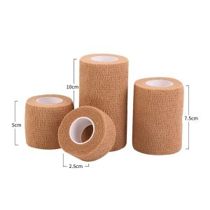 5Pcs Medical Adhesive Bandage Elastic Breathable Sports Self Adhesive Tape Protect Wrist Palm Finger Ankle Pets Leg  Safety