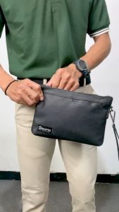 BAPIN Clutch Bag Pria - Handbag Pria Tas Tangan Synthetic Leather