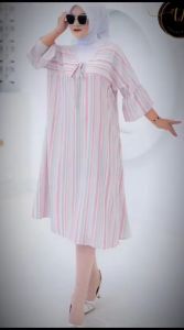 DASTER MOTIF SALUR / DASTER KEKINIAN VIRAL JUMBO 2024 / DRESS WANITA / LD 110 /LD 130 PB 105 / BAHAN ADEM TIDAK MENARAWANG