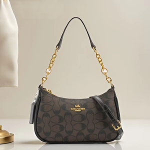 Womens Chain Bags Pvc Geometric Print Handbag Shoulder Crossbody Bag Womens Underarm Bag Suitable For Daily Outfit Matching