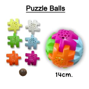 ลูกบอลประกอบปริศนา มีกระดิ่งกรุ๊งกริ๊งข้างใน ลูกบอลกระดิ่ง พลาสติก ของเล่นเด็ก ตัวต่อ puzzle balls พร้อมจัดส่งในไทย