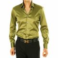 Baju Kemeja Satin Pria Elegan. 