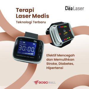 CLEA LASER Alat Terapi Laser Medis Integrated Cold Laser Medical Therapy Membantu Turunkan Pulihkan Penurun Hipertensi Stroke Diabetes Gula Tekanan Darah Tensi Tinggi Tanpa Obat