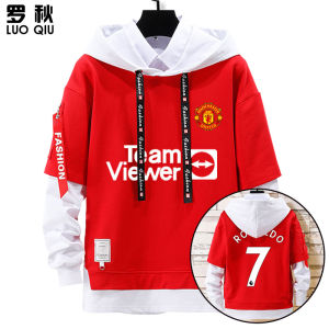 LUOQIU | Áo Hoodie Cổ Đồ Fan Man Utd