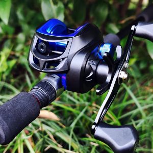 Metal Spool Baitcasting Fishing Reel BC 8KG Max Drag Gulungan Pancing Ukuran Bantalan Bola Bantalan Kelas Bagus Power Bass Reel Gulungan Memancing Dropper Casting Alat pancingan Memancing untuk Bass Di LingkunganLaut Fishing Wheel