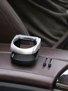 Giá đỡ ly gắn lỗ thông gió máy lạnh trên xe hơi ô tô khay đựng cốc chứa chai nước uống tách cà phê nhựa khe điều hòa