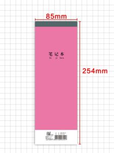 Tearable Blank Paper Notebook A5 Size Glue Binding Macaron Colors Horizontal Line Pages Error English Pages Memo Notebook