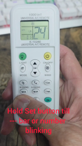 Universal Aircond Remote Control 1000 in 1 Air Conditioner Remote K-1028E A998 5000 in 1 All Model K1028E