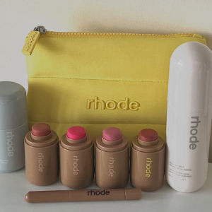 Luxury Brand Pocket Blush Cream Rouge Powder Blusher Advanced Cosmetic Bubble Bag Storage Pillow Zip Bag Lip Gloss Makeup Travel