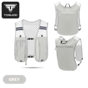 TOSUOD Cycling Hydration Vest Backpack Lightweight Reflective Breathable Running Bag For Hiking Climbing Water Bag