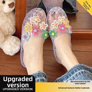 JIFANPAUL | Transparent Flats Slip-on Summer Sandals