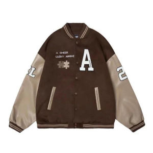 VEVE Vintage Printed Bomber Jackets: Stylish Casual Outerwear for Women