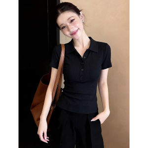 DVDK | Polo Collar Short Sleeve Slim Fit Small Size Tshirt