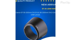 ET-54 ET54 Lens Hood For Canon EF 55-200mm f/4.5-5.6 80-200mm f/4.5-5.6 II & USM Lenses