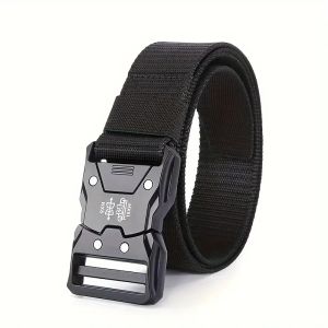 Plastics Tactical Belt Quick Release Outdoor Belt Soft Real Nylon Sports Accessories Men And Women Black Belt