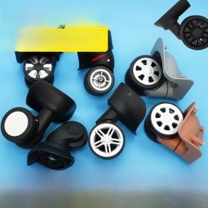 ล้อกระเป๋าเดินทางที่ทนทานต่อการสึกหรอ อุปกรณ์เปลี่ยนล้อกระเป๋าเดินทางแบบอเนกประสงค์ อุปกรณ์เสริมสำหรับกระเป๋าเดินทางแบบแข็ง ล้อเลื่อนแบบเคลื่อนที่ได้ทุกทิศทาง